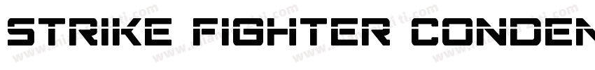 Strike Fighter Condensed字体转换